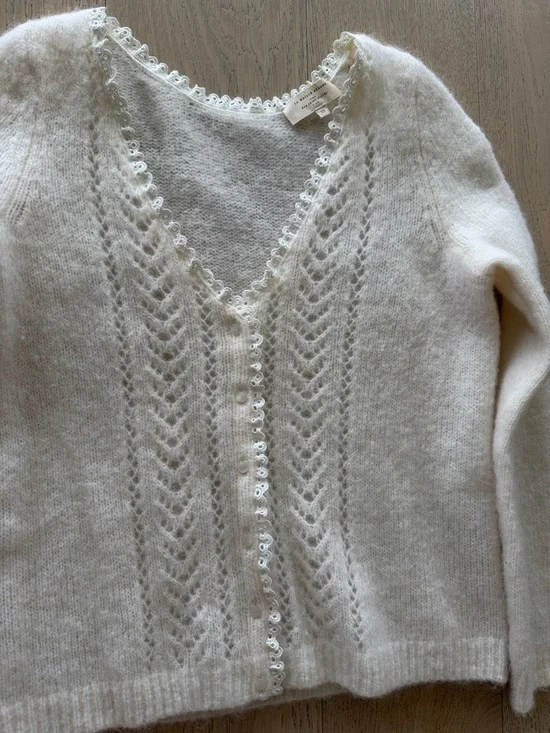Sezane La Maille jumper in Ecru - Picture 4 of 5